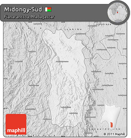 Silver Style Map of Midongy-Sud