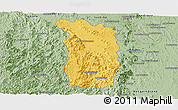 Savanna Style Panoramic Map of Midongy-Sud