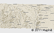 Shaded Relief Panoramic Map of Midongy-Sud