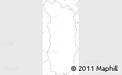 Blank Simple Map of Midongy-Sud, no labels