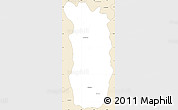 Classic Style Simple Map of Midongy-Sud
