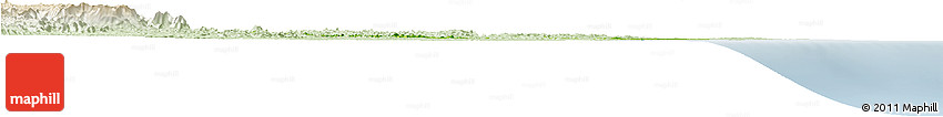 Physical Horizon Map of Vohipeno, lighten