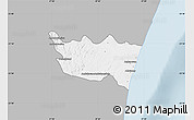 Gray Map of Vohipeno, single color outside