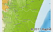 Physical Map of Vohipeno
