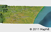 Satellite Panoramic Map of Vohipeno