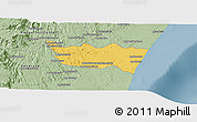 Savanna Style Panoramic Map of Vohipeno