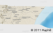 Shaded Relief Panoramic Map of Vohipeno