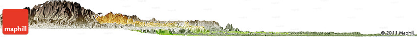 Physical Horizon Map of Vondrozo, semi-desaturated