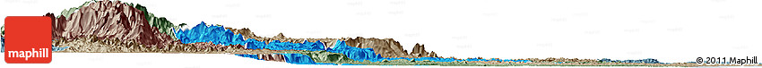 Political Horizon Map of Vondrozo, semi-desaturated