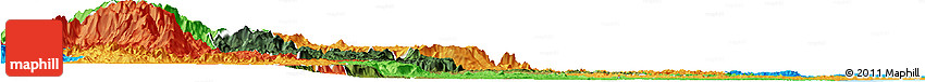 Satellite Horizon Map of Vondrozo, political outside