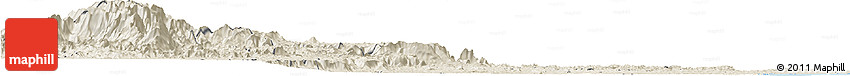 Shaded Relief Horizon Map of Vondrozo