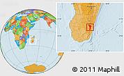 Political Location Map of Vondrozo