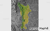 Satellite Map of Vondrozo, desaturated