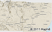 Shaded Relief Panoramic Map of Vondrozo