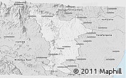 Silver Style Panoramic Map of Vondrozo