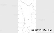 Blank Simple Map of Vondrozo, cropped outside