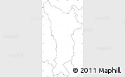 Blank Simple Map of Vondrozo, no labels