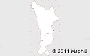 Classic Style Simple Map of Vondrozo, cropped outside