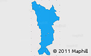 Political Simple Map of Vondrozo, cropped outside