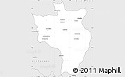 Silver Style Simple Map of Ambatomainty