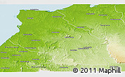 Physical Panoramic Map of Besalampy