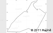 Blank Simple Map of Mahajanga Urban, cropped outside, no labels