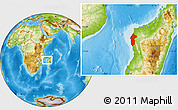 Physical Location Map of Maintirano