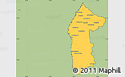 Savanna Style Simple Map of Maintirano, cropped outside