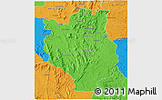 Political 3D Map of Mandritsara