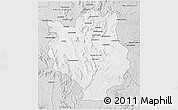 Silver Style 3D Map of Mandritsara