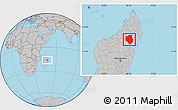 Gray Location Map of Mandritsara