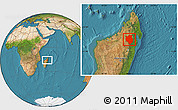 Satellite Location Map of Mandritsara