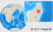 Shaded Relief Location Map of Mandritsara