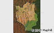 Satellite Map of Mandritsara, darken