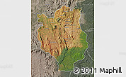 Satellite Map of Mandritsara, semi-desaturated