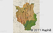 Satellite Map of Mandritsara, shaded relief outside
