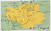 Savanna Style Panoramic Map of Mandritsara