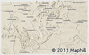 Shaded Relief Panoramic Map of Mandritsara