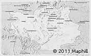 Silver Style Panoramic Map of Mandritsara
