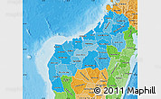 Political Shades Map of Mahajanga