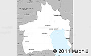 Gray Simple Map of Maroantsetra