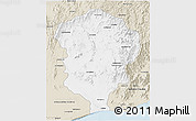 Classic Style 3D Map of Amboasary-Sud