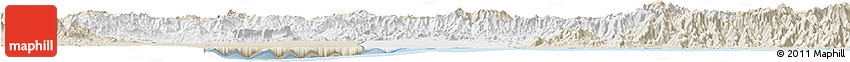 Classic Style Horizon Map of Amboasary-Sud