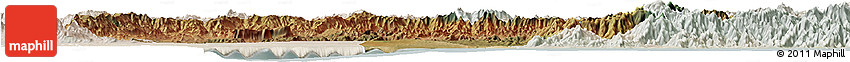Satellite Horizon Map of Amboasary-Sud, lighten