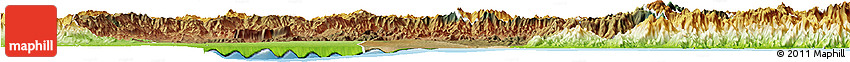Satellite Horizon Map of Amboasary-Sud, physical outside