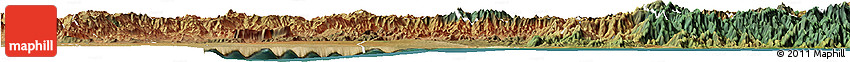 Satellite Horizon Map of Amboasary-Sud