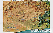 Satellite Panoramic Map of Amboasary-Sud