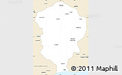 Classic Style Simple Map of Amboasary-Sud