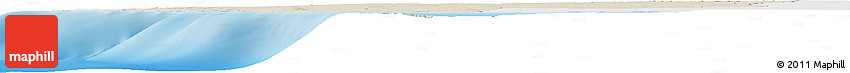 Shaded Relief Horizon Map of Ampanihy, single color outside