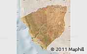 Satellite Map of Ampanihy, lighten